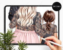 Big Elegant Family Clipart Portrait Creator Product Image 8