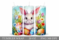 Cute Bunny Tumbler Design. Bunny Easter Tumbler Product Image 1