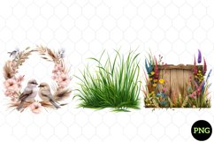 Watercolor Grass Clipart , Watercolor Clipart Product Image 1