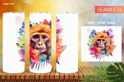 Embroidery Animals Tumbler Wrap | Skinny 20 oz | Sublimation Product Image 7