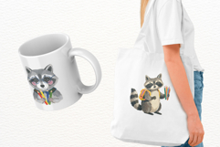 Back to School Raccoon Clipart Product Image 3