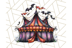 Spooky Carnival Characters Clipart PNG, Halloween Clipart Product Image 5