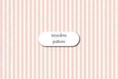 Blush Pink Stripe Seamless Classic Background Pattern Product Image 1