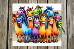 Funny animals | 8 skinny tumbler Sublimation designs, PNG Product Image 9