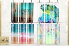 Floral tumbler sublimation wrap design png Product Image 4