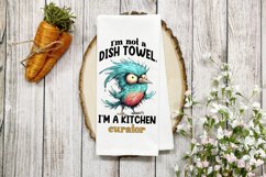 Funny Dish Towel Sublimation Bundle, Funny Kitchen Towel PNG Product Image 10
