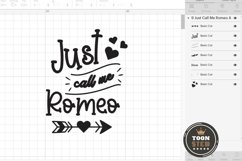 Just Call Me Romeo SVG V1,valentines shirt svg Product Image 3