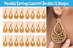 Mandala Earring Lasercut BUNDLES Product Image 1
