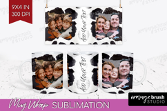 Animal Print Photo Mug Wrap PNG - Wild Animal Picture Frame Product Image 1