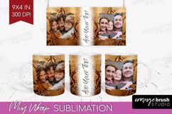 Animal Print Photo Mug Wrap PNG - Wild Animal Picture Frame Product Image 1