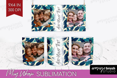 Eucalyptus Photo Mug Wrap PNG - Botanical Picture Frame Mug Product Image 1