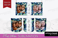 Eucalyptus Photo Mug Wrap PNG - Botanical Picture Frame Mug Product Image 1