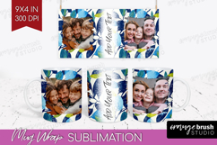 Eucalyptus Photo Mug Wrap PNG - Botanical Picture Frame Mug Product Image 1