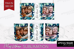 Eucalyptus Photo Mug Wrap PNG - Botanical Picture Frame Mug Product Image 1