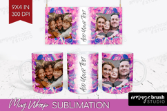 Brush Stroke Photo Mug Wrap PNG - Abstract Texture Picture Product Image 1