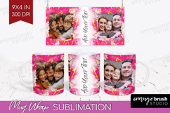Brush Stroke Photo Mug Wrap PNG - Abstract Texture Picture Product Image 1