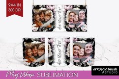 Flowers Photo Mug Wrap PNG - Floral Picture Frame Mug Product Image 1