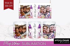Wildflowers Photo Mug Wrap PNG - Floral Picture Frame Mug Product Image 1