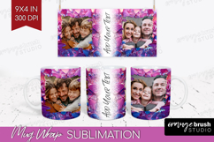 Gem Texture Photo Mug Wrap PNG - Gemstone Picture Frame Mug Product Image 1