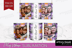 Halloween Photo Mug Wrap PNG - Spooky Picture Frame Mug Product Image 1