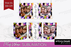 Halloween Photo Mug Wrap PNG - Spooky Picture Frame Mug Product Image 1