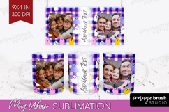 Halloween Photo Mug Wrap PNG - Spooky Picture Frame Mug Product Image 1