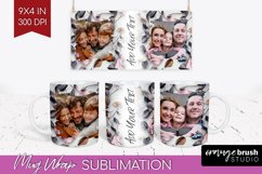 Rose Photo Mug Wrap PNG - Floral Picture Frame Mug Product Image 1