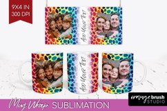 Leopard Print Photo Mug Wrap PNG - Animal Pattern Picture Product Image 1