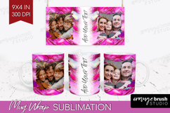 Pearl Photo Mug Wrap PNG - Pearl Texture Picture Frame Mug Product Image 1
