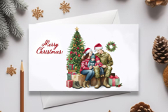 Military Christmas USA watercolor Product Image 11