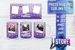 Photo Mug Sublimation PNG Design | Photo 11 oz |15 oz Mug S Product Image 1