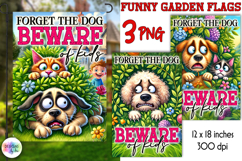 Sarcastic Garden Flag Bundle, Funny Garden Sign, Funny Quote Product Image 3