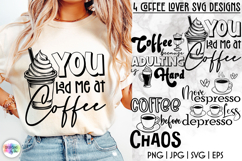 Coffee Lover SVG Bundle, Funny Coffee Quotes SVG Product Image 5
