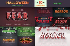 Set 10 Halloween Editable Text Effects | Font Styles Product Image 1