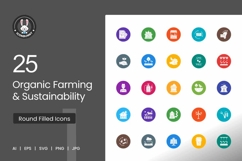 Organic Farming &amp; Sustainability Icons Product Image 1
