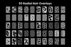 50 Radial Noir Overlays Product Image 4