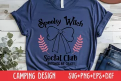 Spooky Social Club SVG, Spooky witch social club witches be Product Image 2