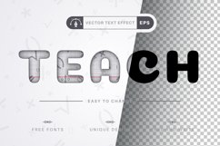 Teach - Editable Text Effect, Font Style Product Image 1