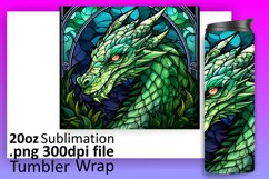 3D Dragon Elegance: Mystical Tumbler Wrap Product Image 1