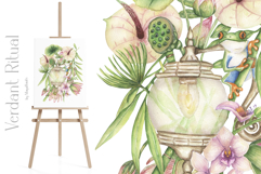 Watercolor Verdant Ritual Collection Bundle Product Image 11