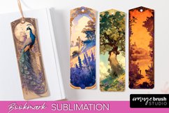 Vintage Scrapbook Bookmark Sublimation - Ephemera Bookmarks Product Image 1