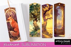 Vintage Scrapbook Bookmark Sublimation - Ephemera Bookmarks Product Image 1