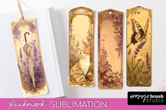 Vintage Scrapbook Bookmark Sublimation - Ephemera Bookmarks Product Image 1