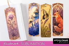 Vintage Scrapbook Bookmark Sublimation - Ephemera Bookmarks Product Image 1