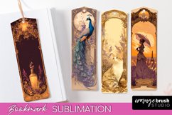 Vintage Scrapbook Bookmark Sublimation - Ephemera Bookmarks Product Image 1