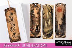 Vintage Halloween Bookmark - Printable Scrapbook Bookmarks Product Image 1