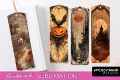 Vintage Halloween Bookmark - Printable Scrapbook Bookmarks Product Image 1