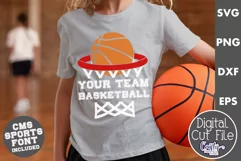 Basketball Shirt Svg | Basketball Svg | Basketball Mascot 9 Product Image 1