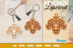 Zodiac Keychain Lasercut | Keychain Design Lasercut Product Image 1