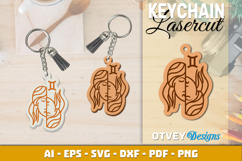Zodiac Keychain Lasercut | Keychain Design Lasercut Product Image 1